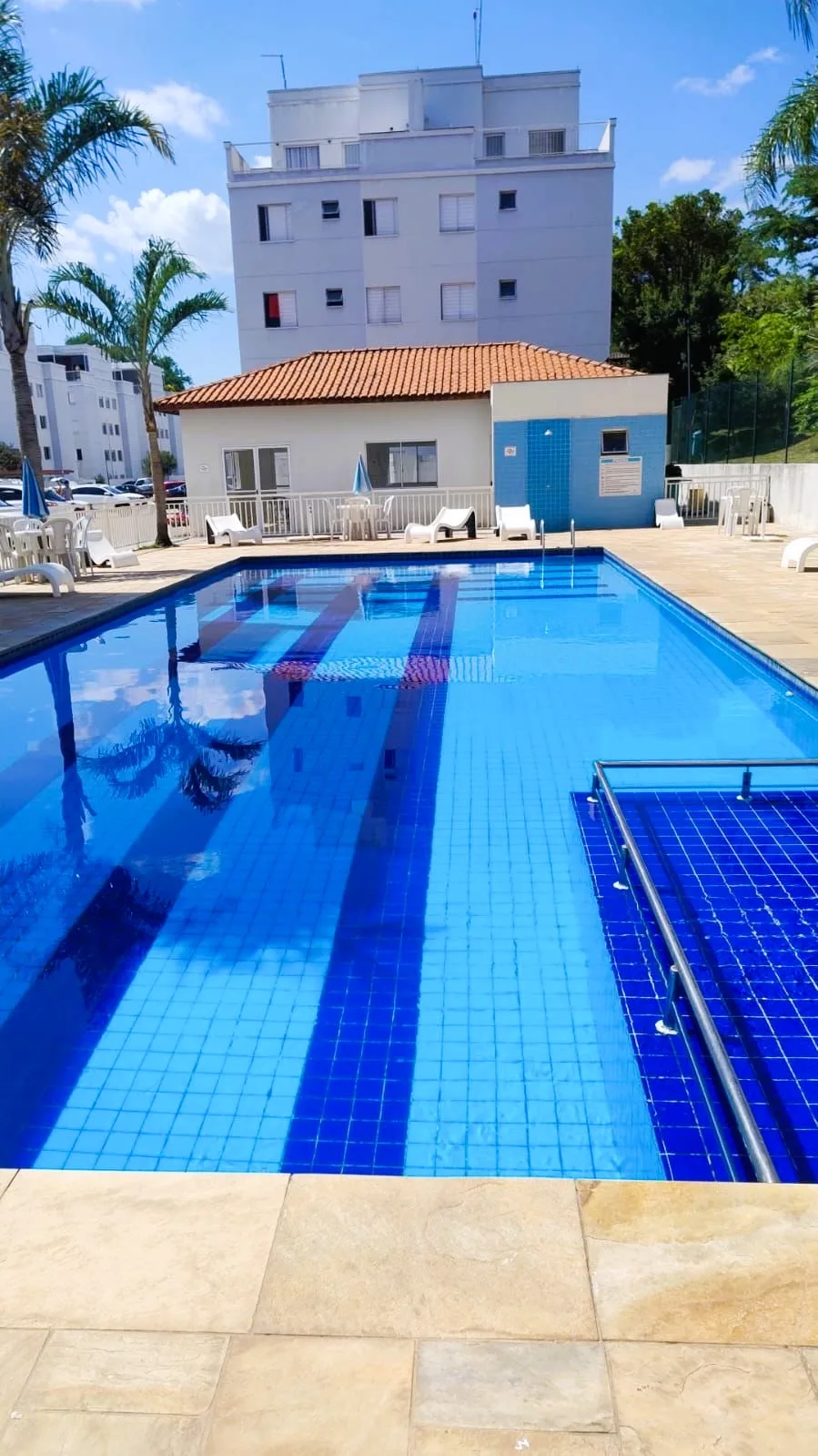 Piscina do(a) apartamento padrão popular em Rancho Grande, Itu - SP