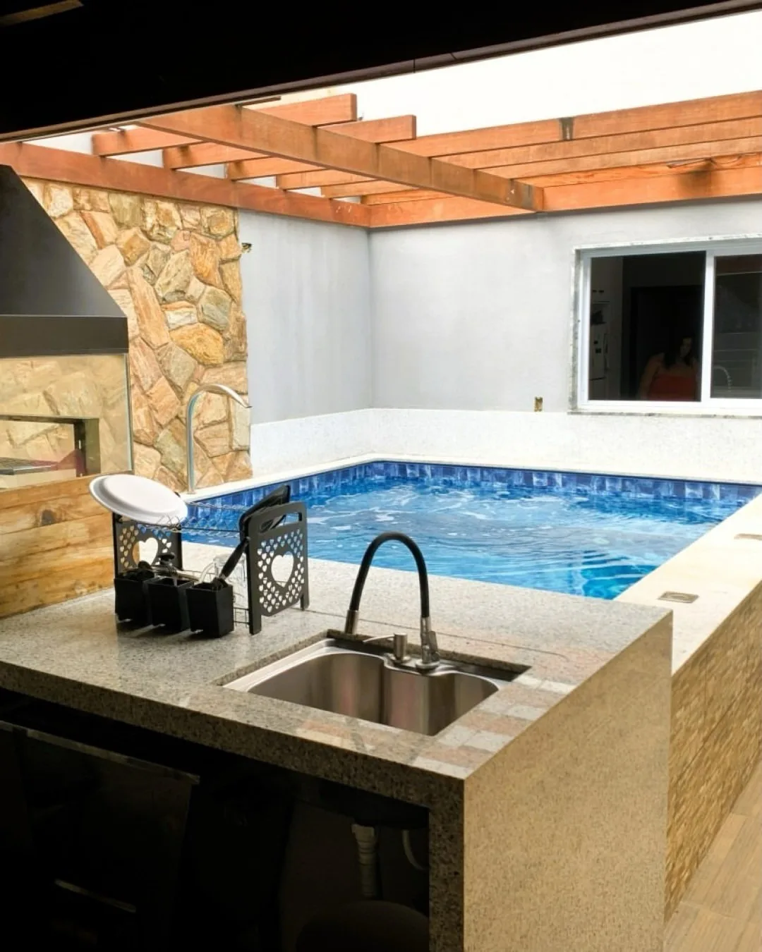Piscina do(a) casa médio padrão em Jardim Aeroporto I, Itu - SP